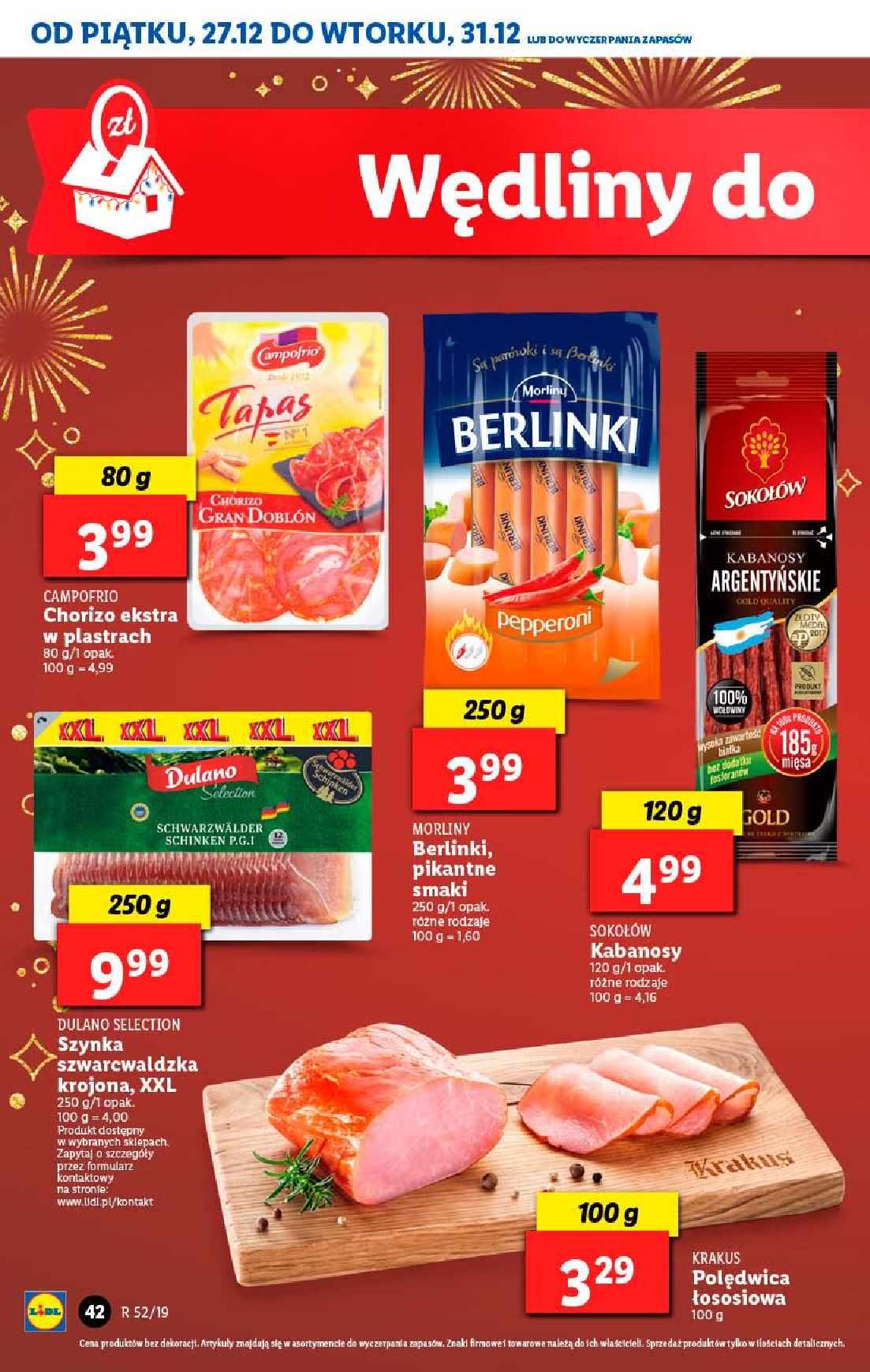 Gazetka promocyjna Lidl do 31/12/2019 str.42