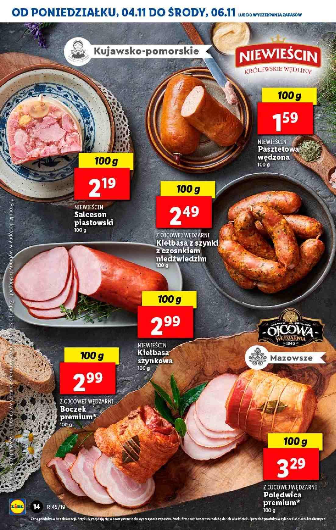 Gazetka promocyjna Lidl do 06/11/2019 str.14