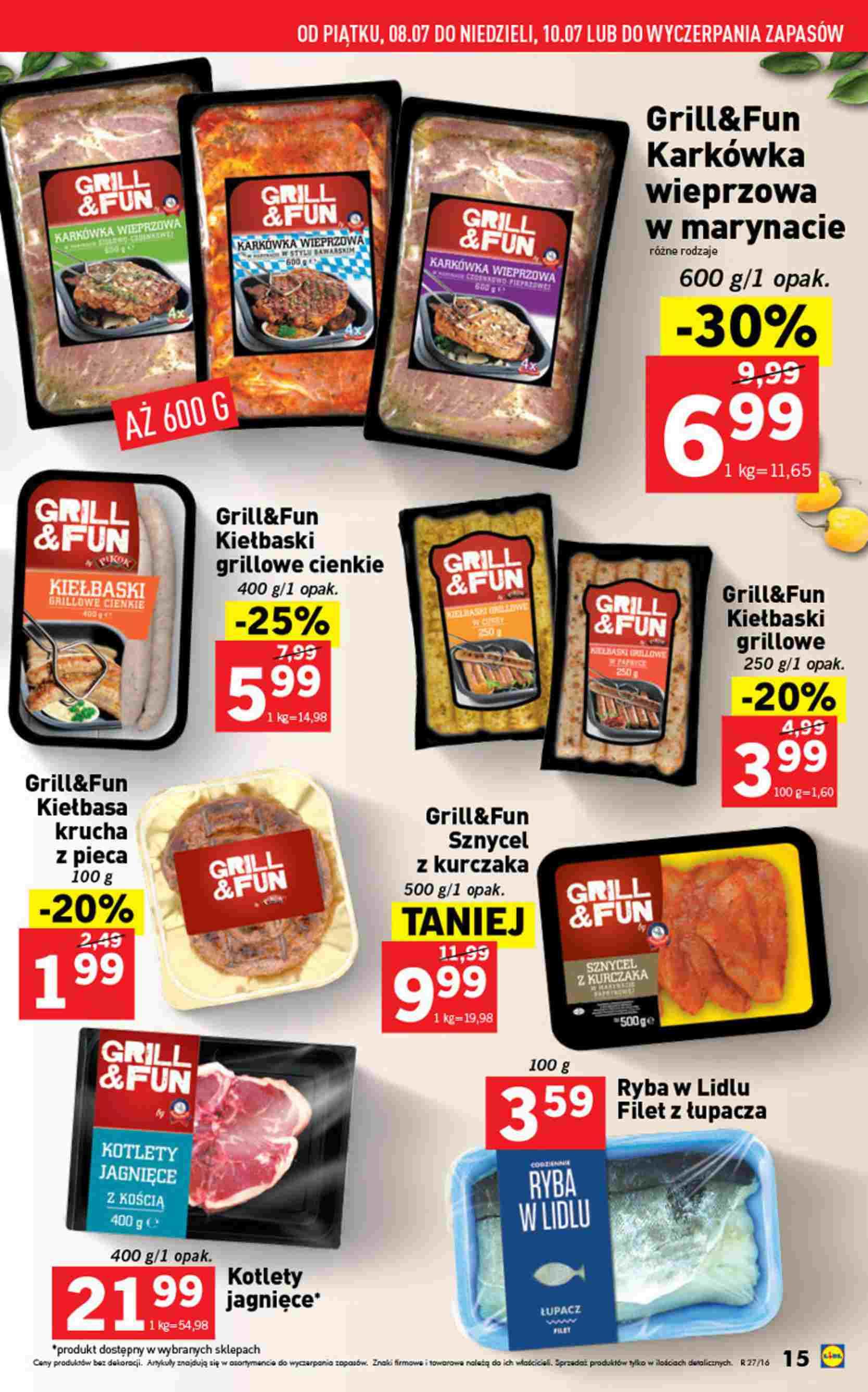 Gazetka promocyjna Lidl do 10/07/2016 str.15