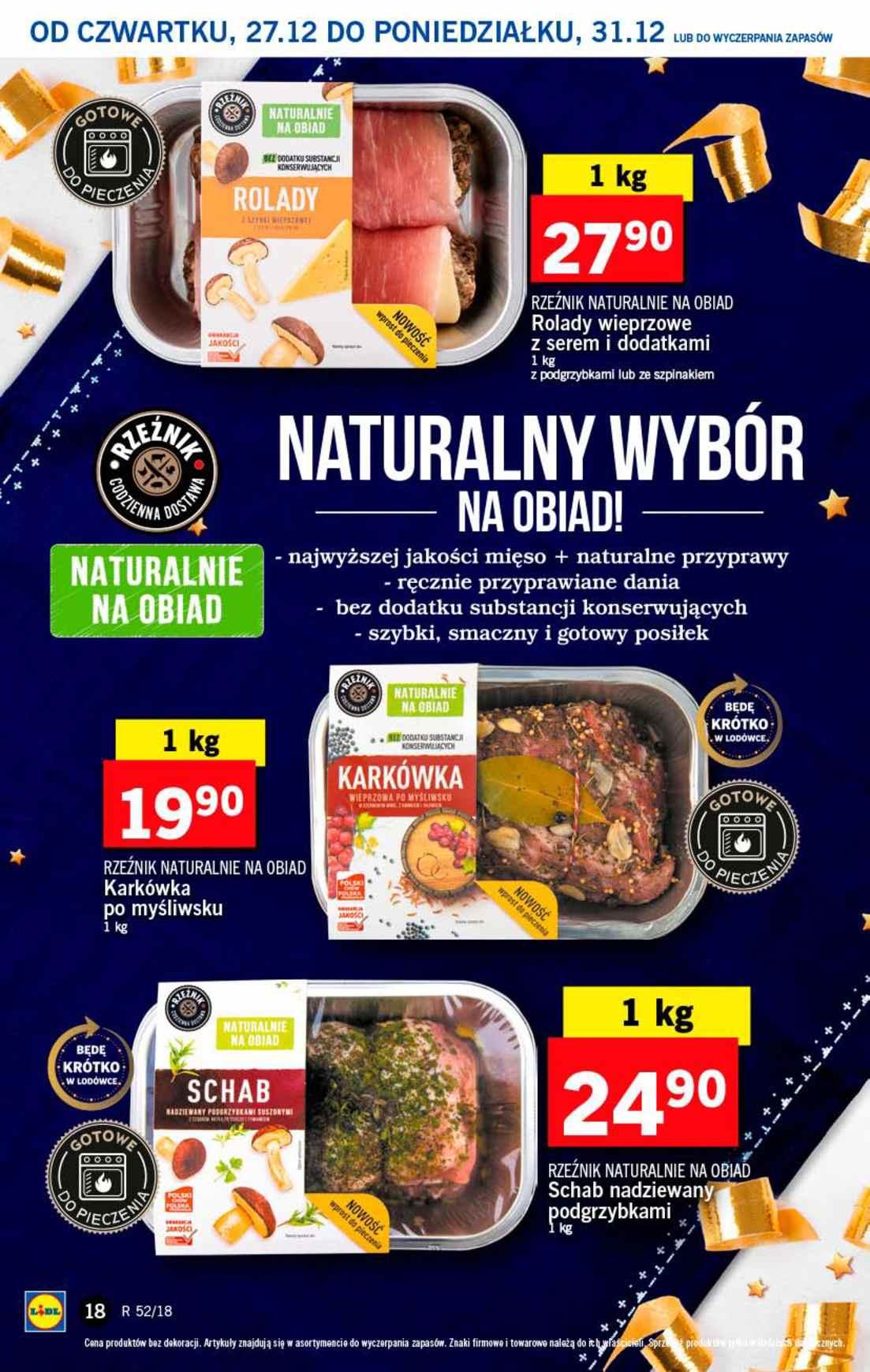 Gazetka promocyjna Lidl do 31/12/2018 str.18