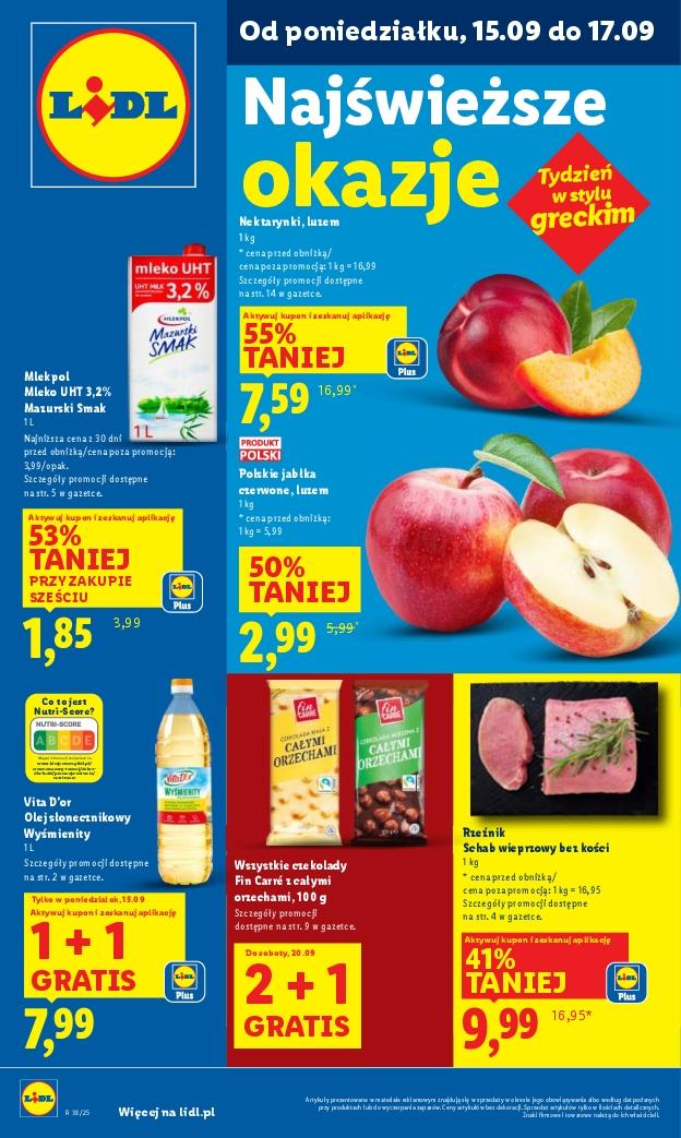Gazetka promocyjna Lidl do 17/09/2025 str.1