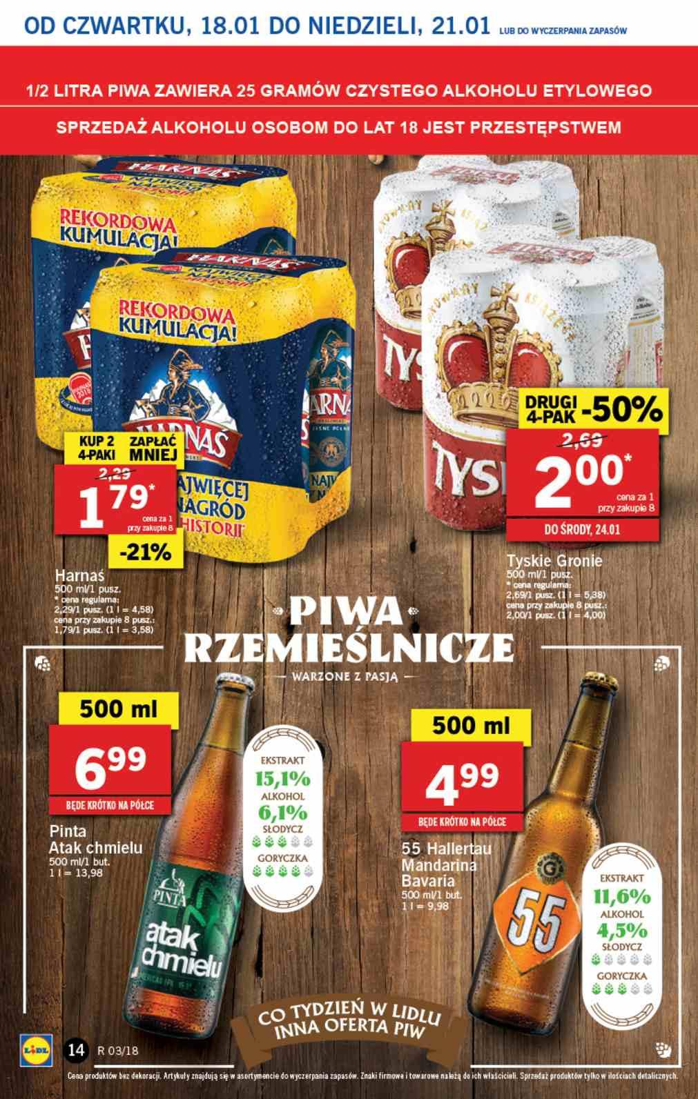 Gazetka promocyjna Lidl do 21/01/2018 str.14