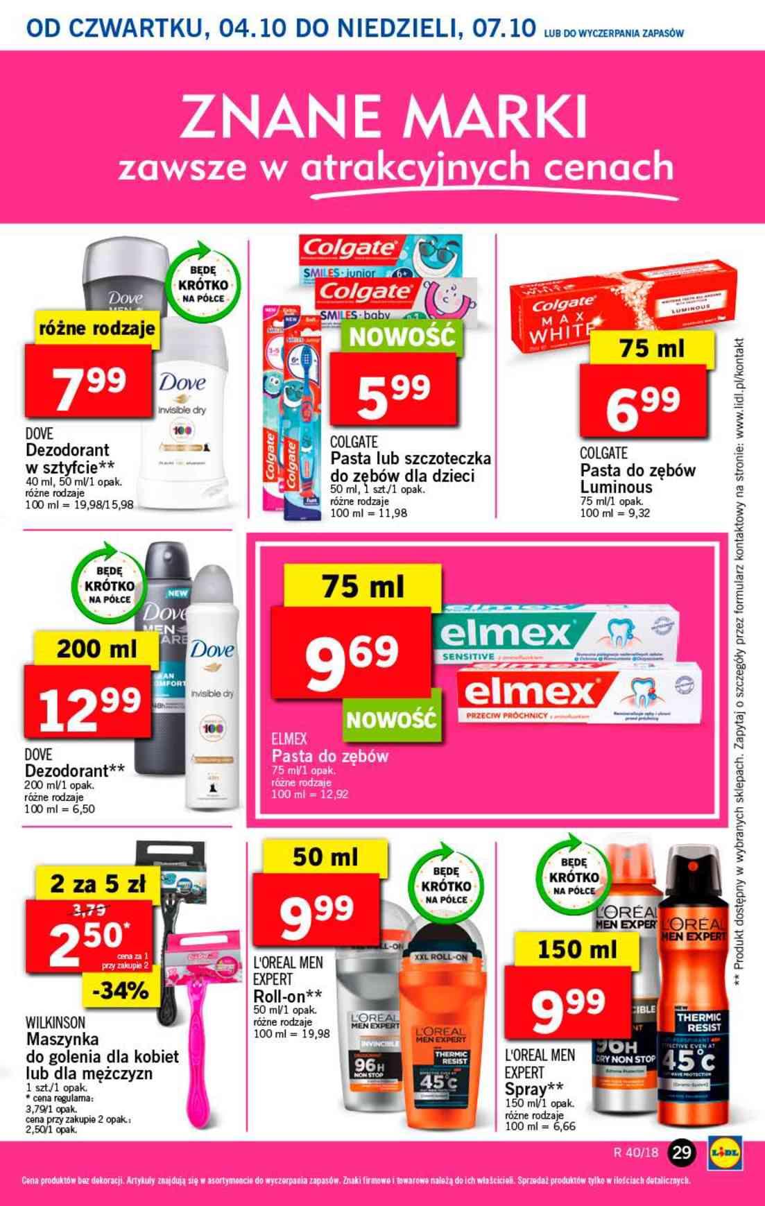 Gazetka promocyjna Lidl do 07/10/2018 str.29