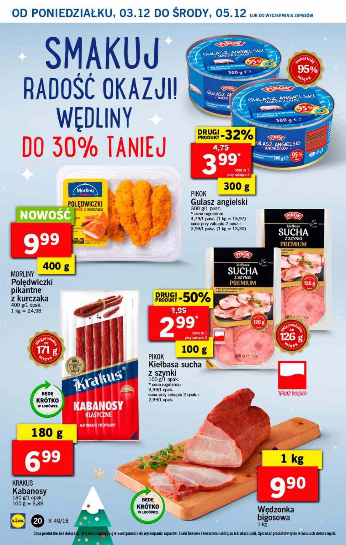 Gazetka promocyjna Lidl do 05/12/2018 str.20