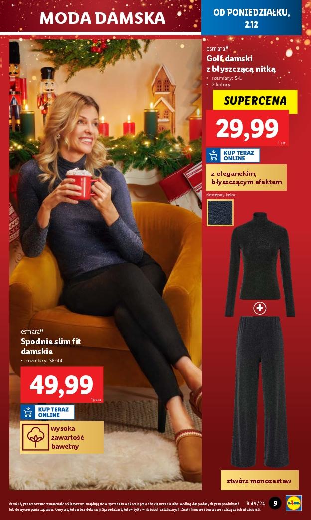 Gazetka promocyjna Lidl do 07/12/2024 str.9