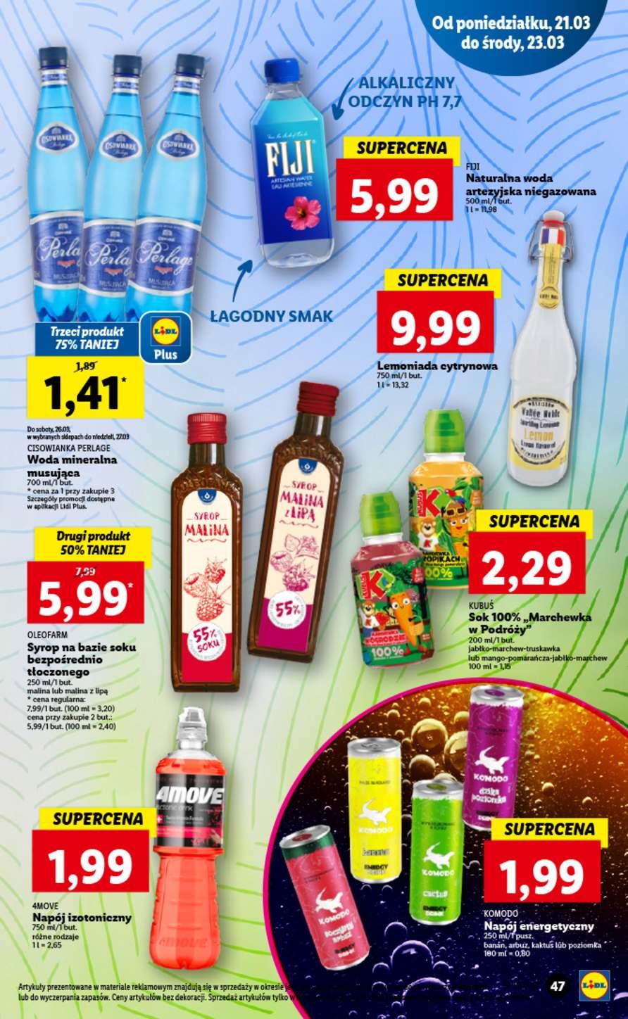 Gazetka promocyjna Lidl do 23/03/2022 str.47