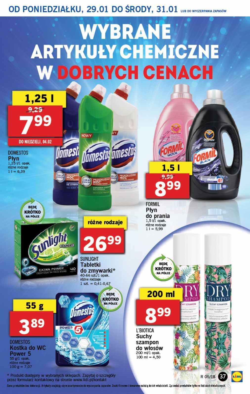 Gazetka promocyjna Lidl do 31/01/2018 str.37