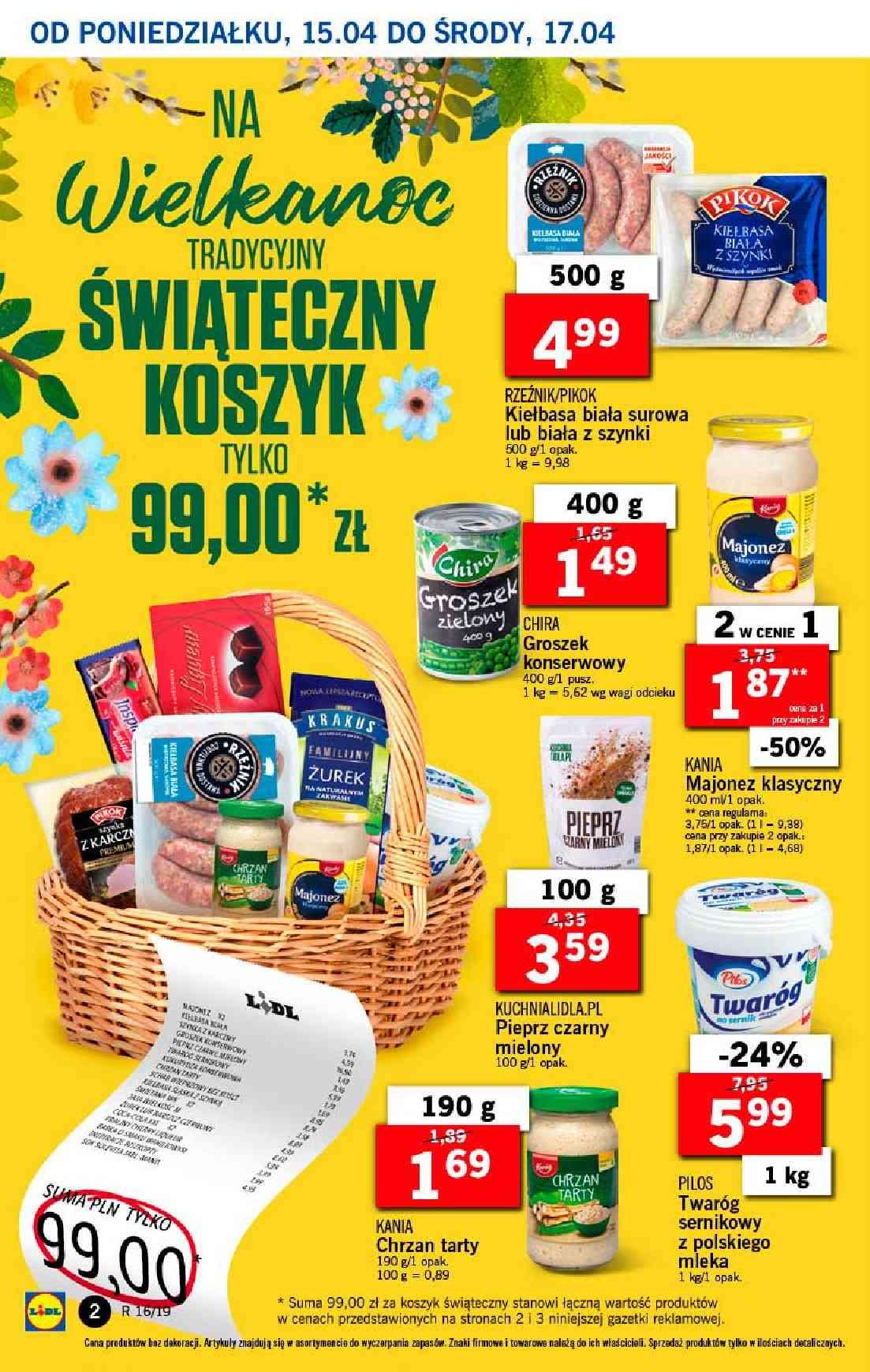 Gazetka promocyjna Lidl do 17/04/2019 str.2