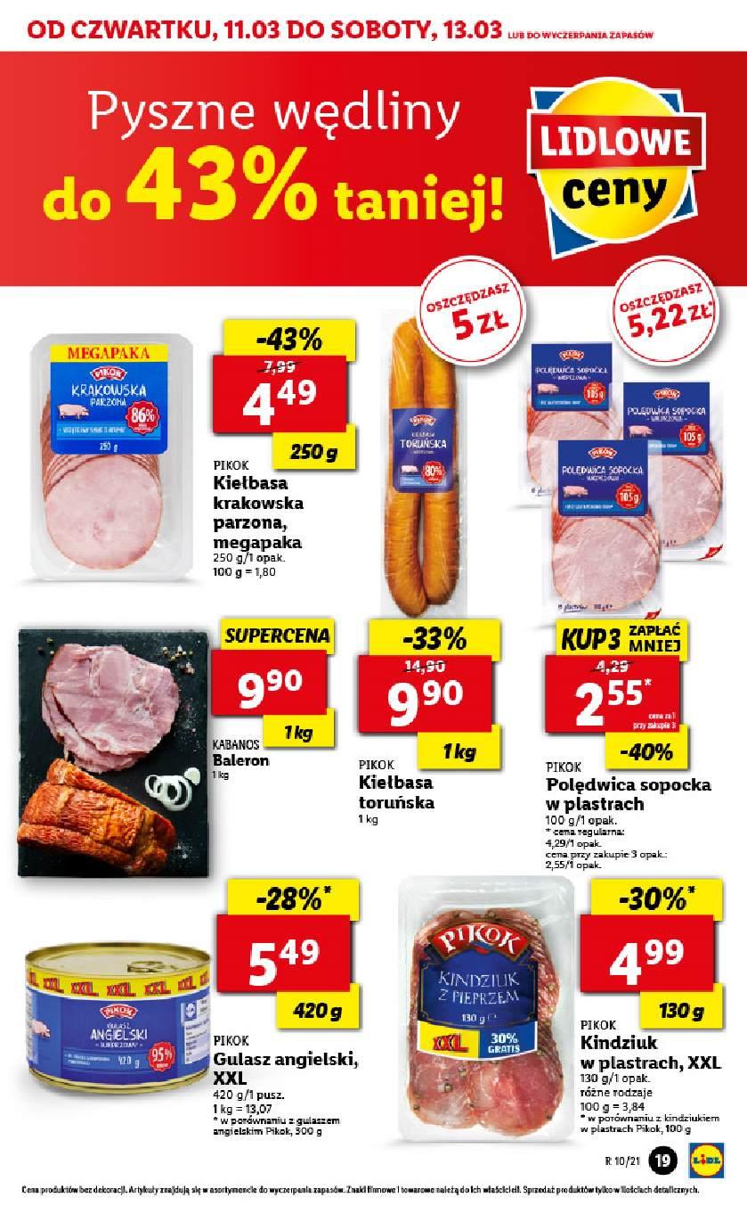 Gazetka promocyjna Lidl do 13/03/2021 str.19