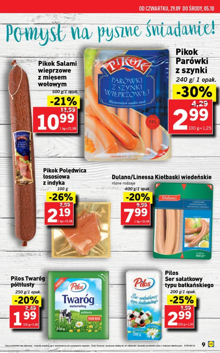 Gazetka promocyjna Lidl do 05/10/2016 str.9