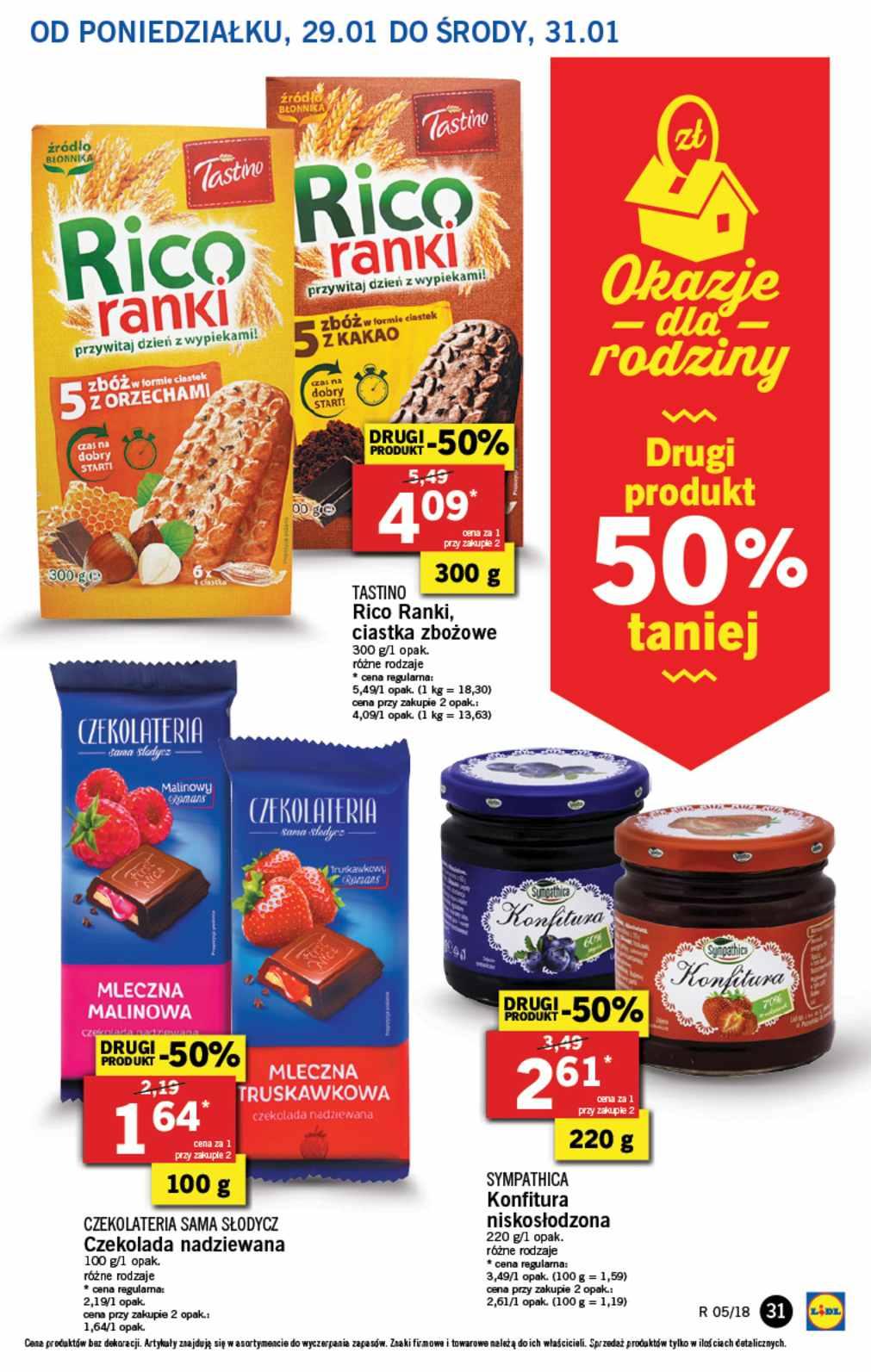 Gazetka promocyjna Lidl do 31/01/2018 str.31