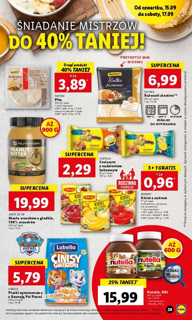 Gazetka promocyjna Lidl do 17/09/2022 str.39