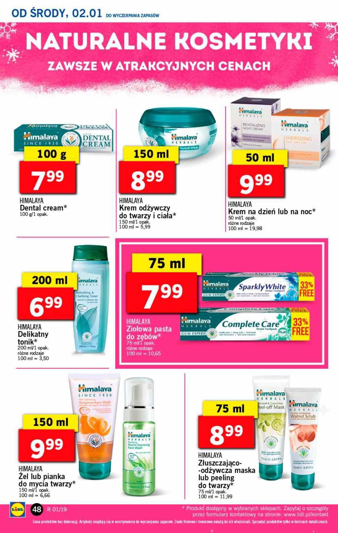 Gazetka promocyjna Lidl do 05/01/2019 str.48