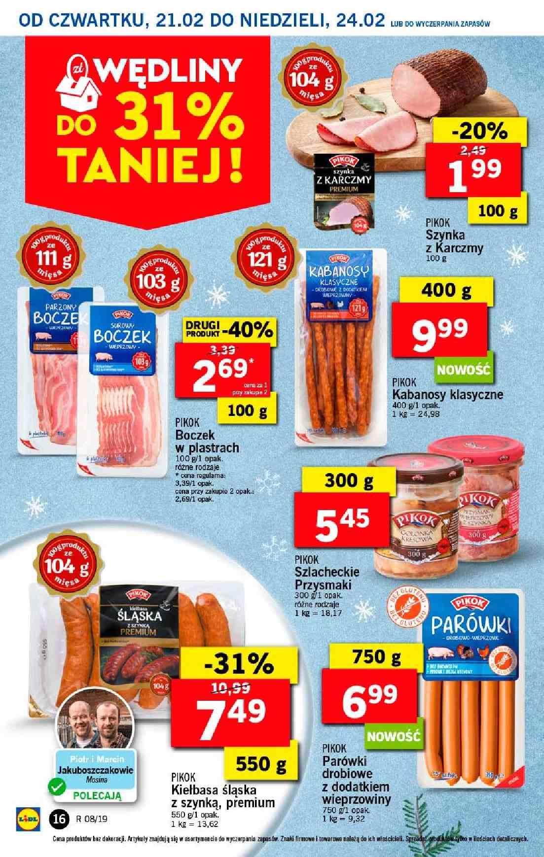 Gazetka promocyjna Lidl do 24/02/2019 str.16