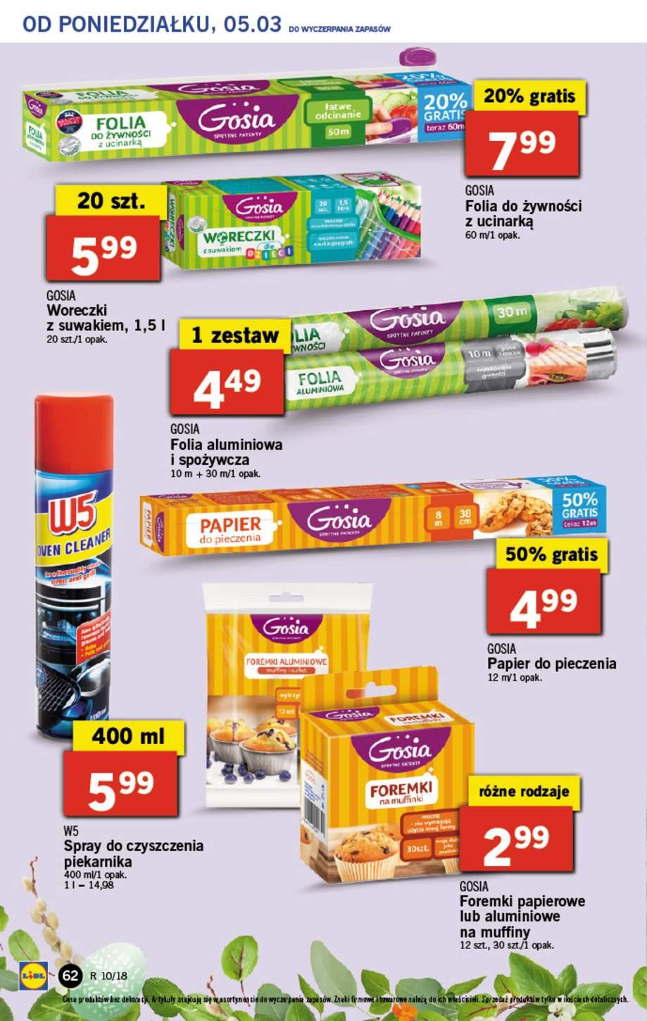 Gazetka promocyjna Lidl do 07/03/2018 str.62