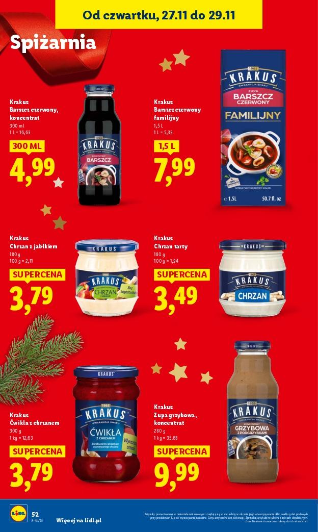 Gazetka promocyjna Lidl do 29/11/2025 str.52