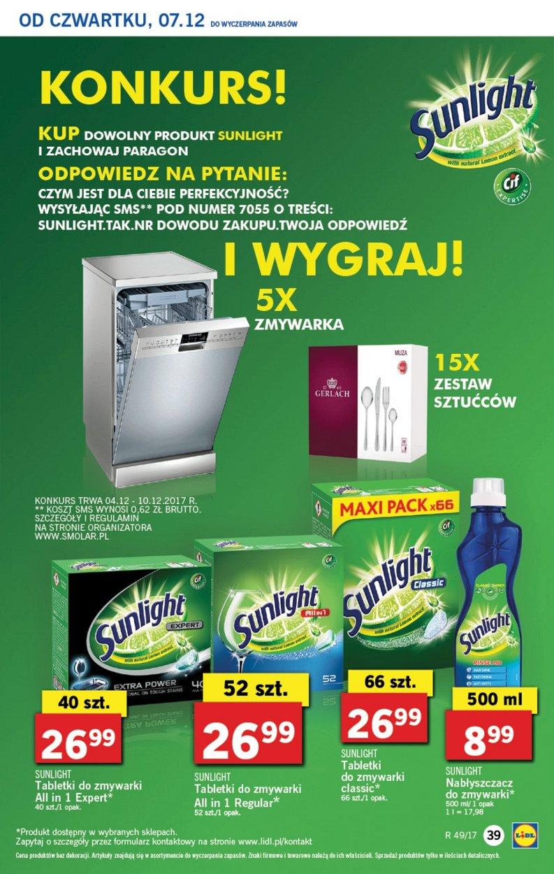 Gazetka promocyjna Lidl do 10/12/2017 str.39