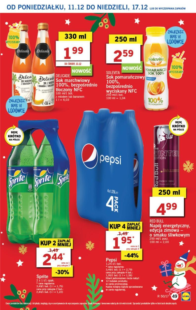 Gazetka promocyjna Lidl do 13/12/2017 str.49