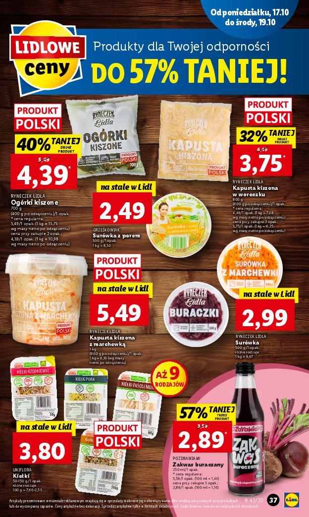 Gazetka promocyjna Lidl do 19/10/2022 str.37