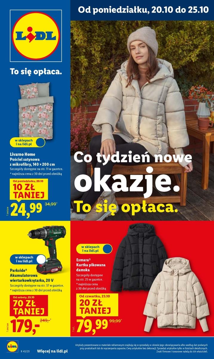Gazetka promocyjna Lidl do 25/10/2025 str.1
