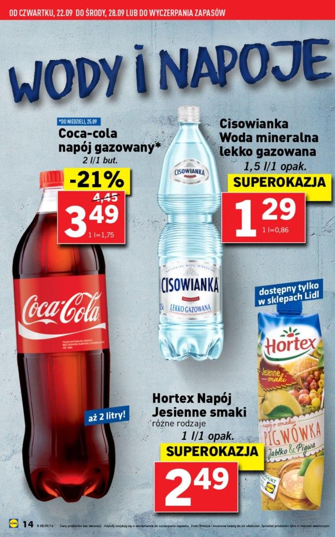 Gazetka promocyjna Lidl do 28/09/2016 str.14