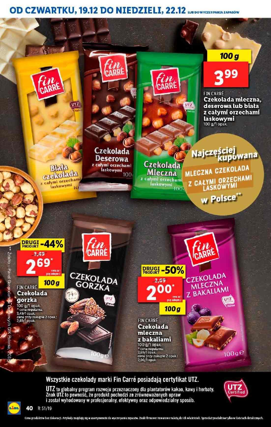 Gazetka promocyjna Lidl do 22/12/2019 str.40