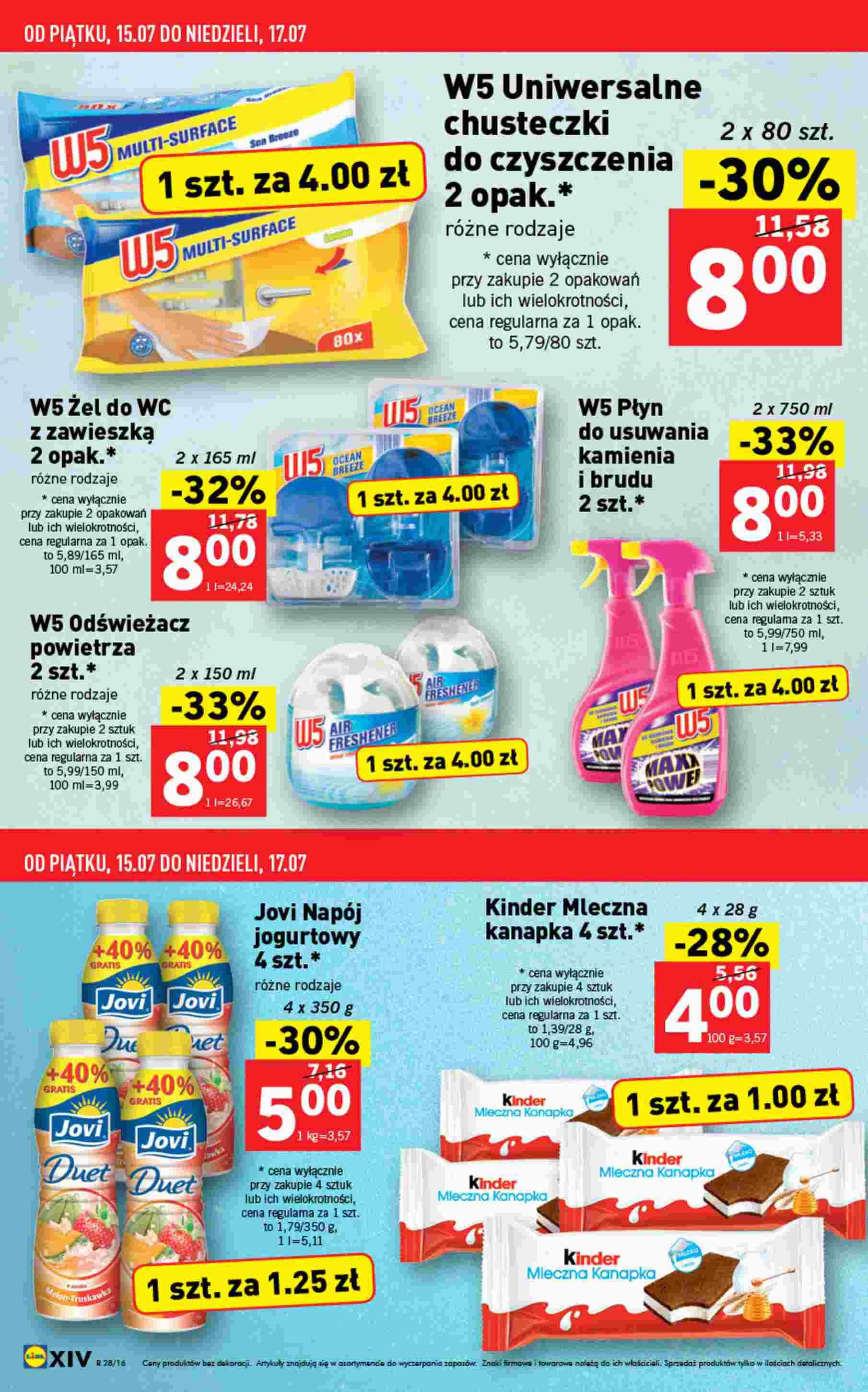 Gazetka promocyjna Lidl do 17/07/2016 str.14