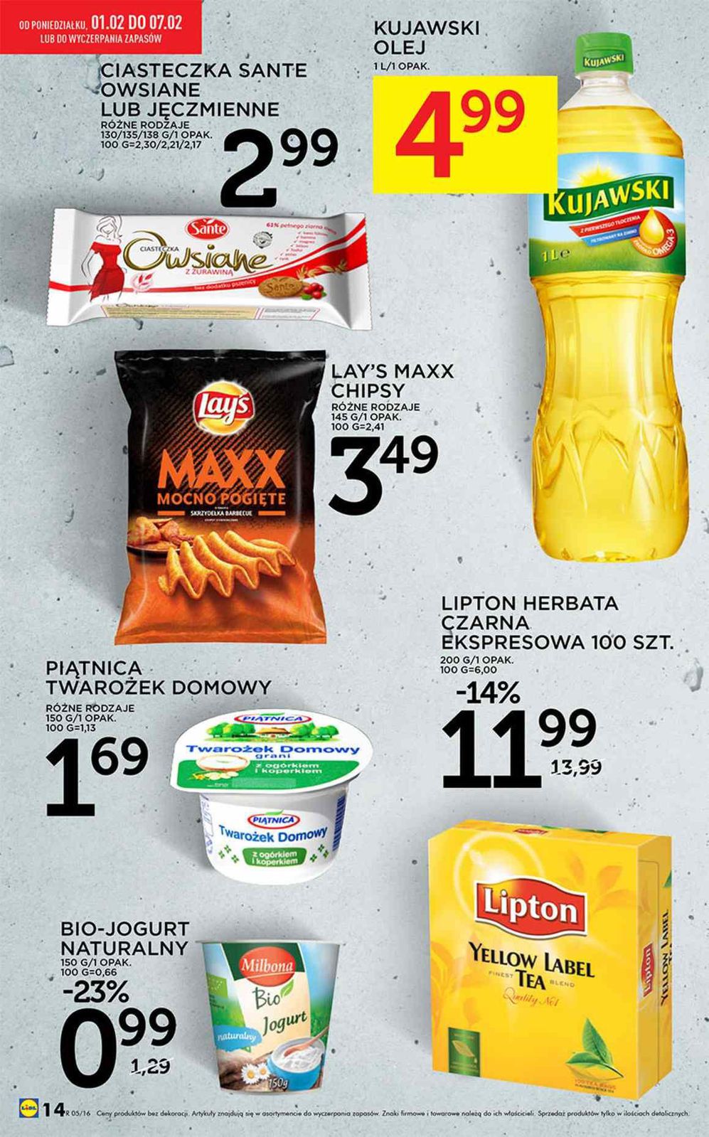 Gazetka promocyjna Lidl do 07/02/2016 str.14