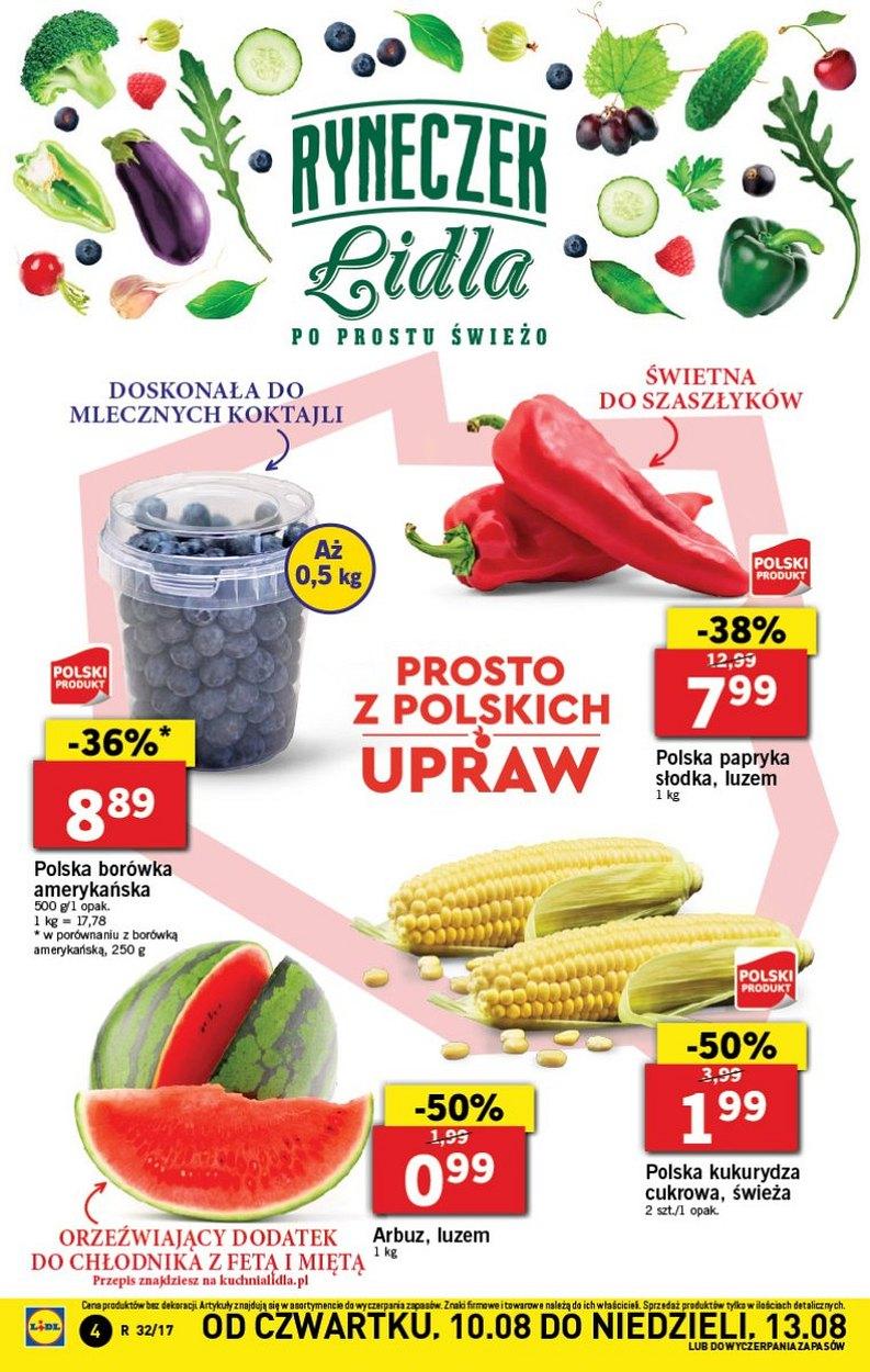 Gazetka promocyjna Lidl do 13/08/2017 str.4