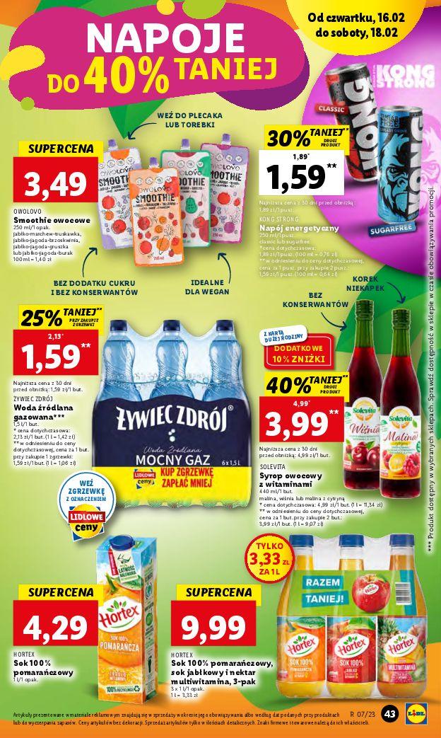 Gazetka promocyjna Lidl do 18/02/2023 str.43