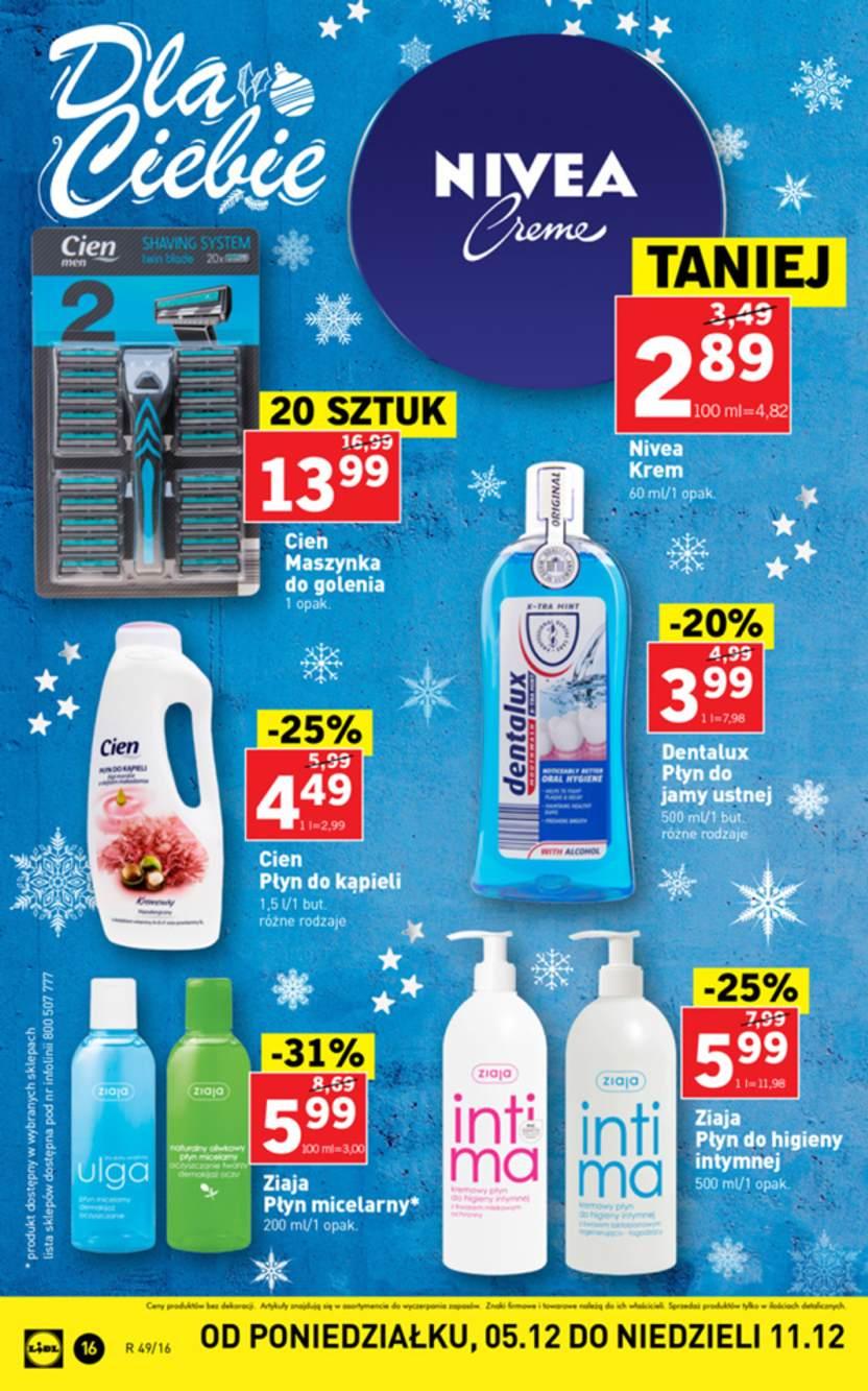 Gazetka promocyjna Lidl do 11/12/2016 str.16