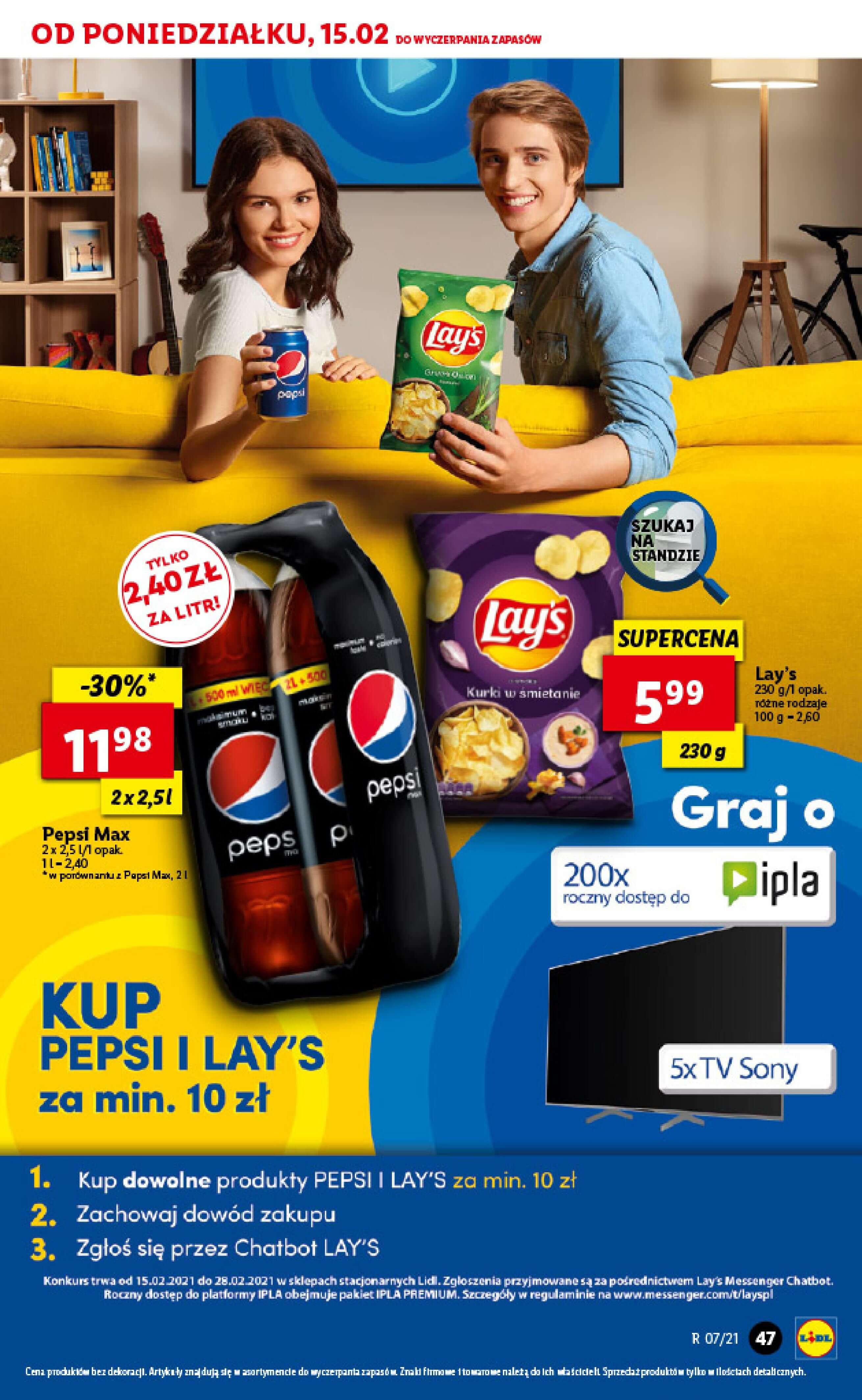 Gazetka promocyjna Lidl do 17/02/2021 str.47