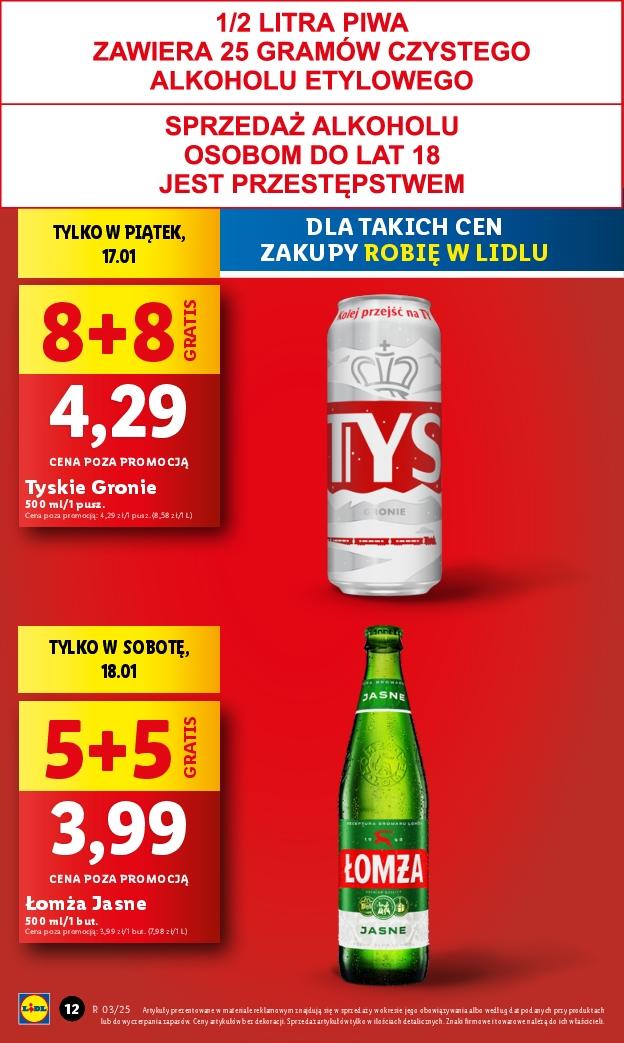 Gazetka promocyjna Lidl do 18/01/2025 str.12