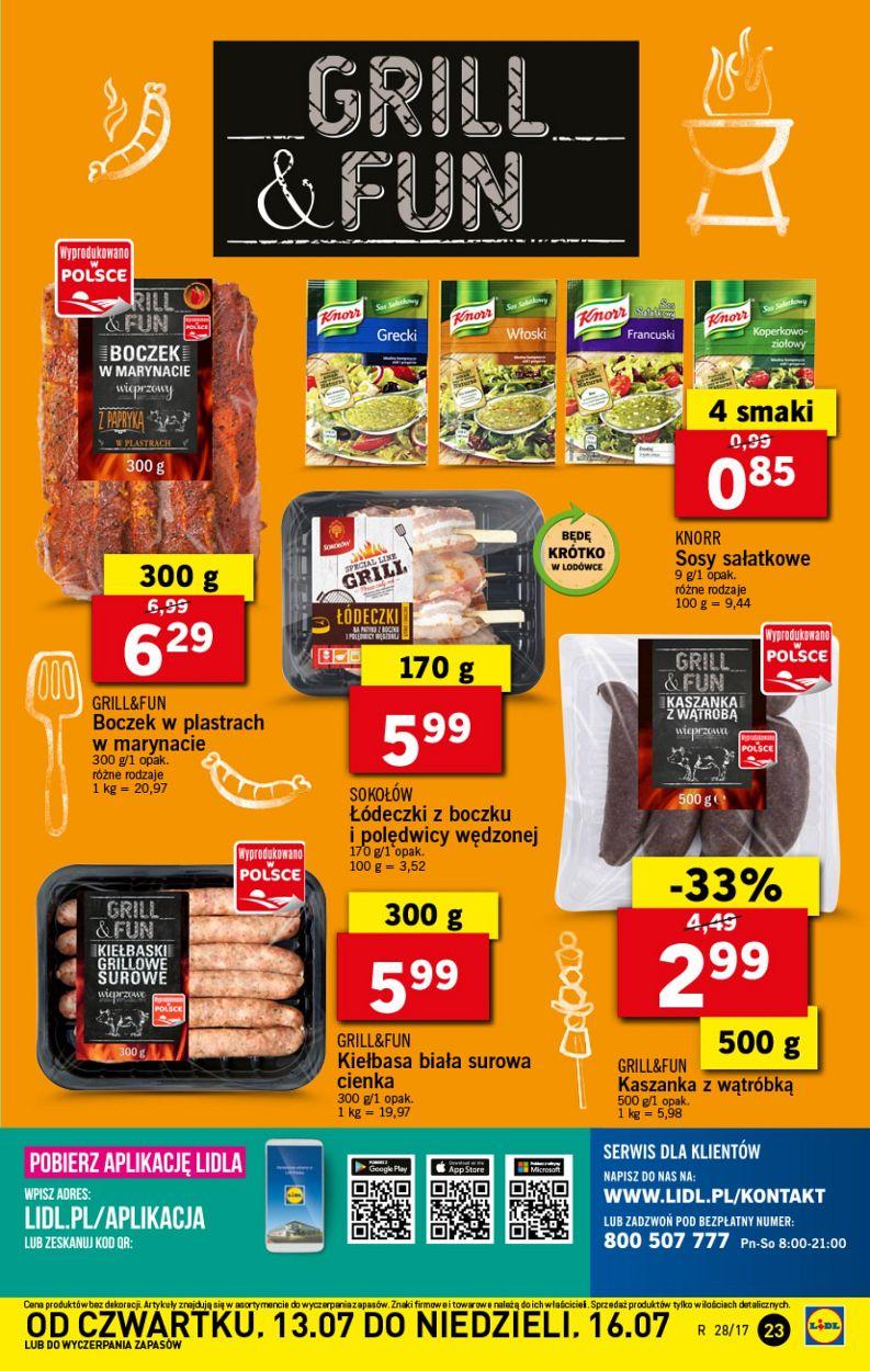 Gazetka promocyjna Lidl do 16/07/2017 str.23