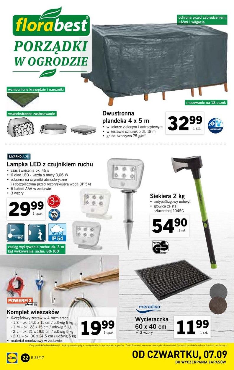 Gazetka promocyjna Lidl do 10/09/2017 str.22