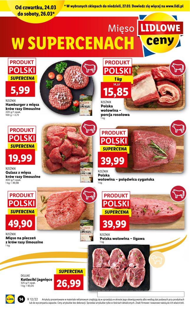 Gazetka promocyjna Lidl do 26/03/2022 str.14