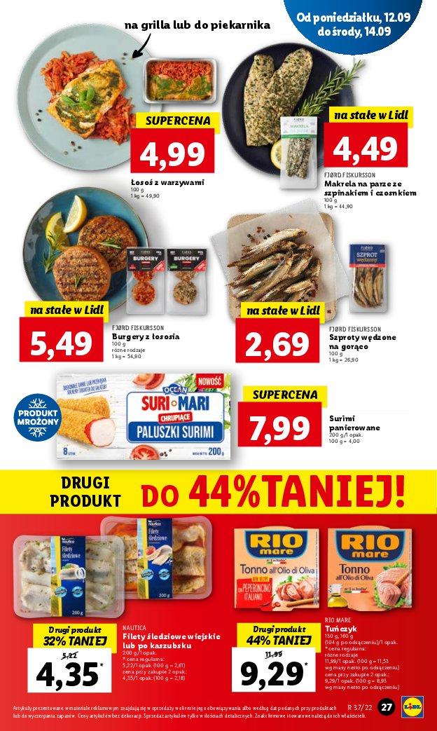 Gazetka promocyjna Lidl do 14/09/2022 str.27