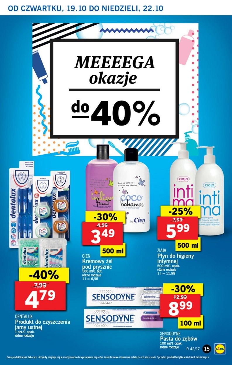 Gazetka promocyjna Lidl do 22/10/2017 str.15