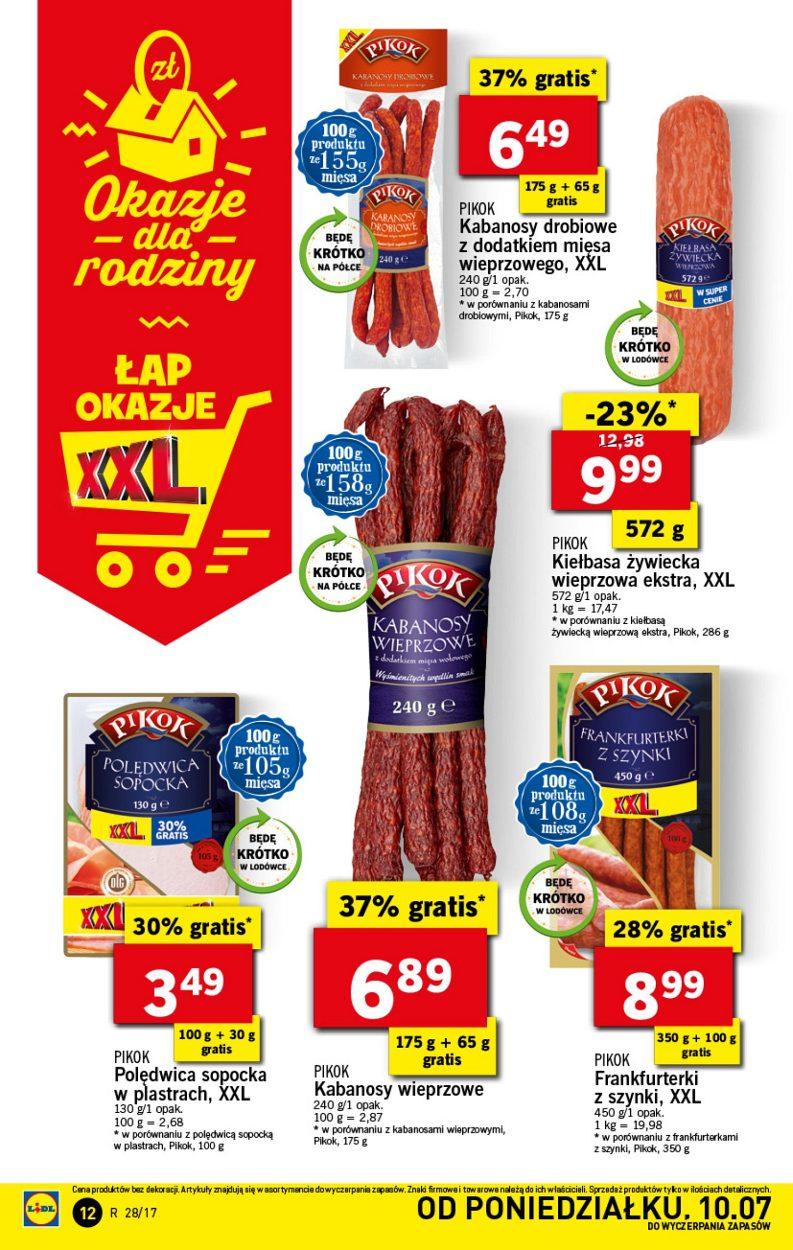 Gazetka promocyjna Lidl do 12/07/2017 str.12