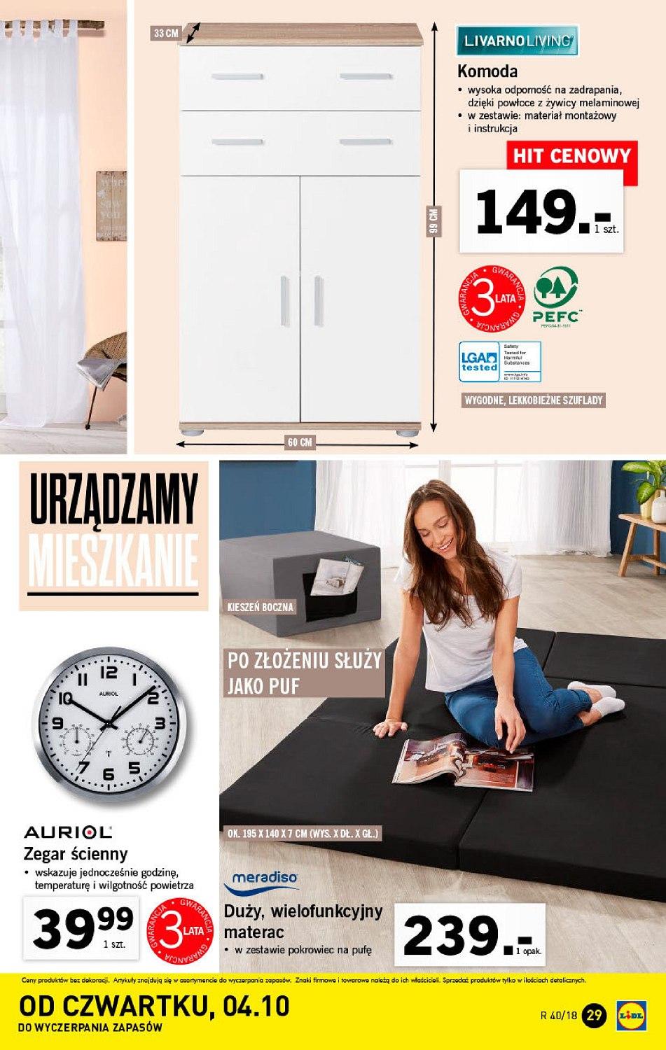 Gazetka promocyjna Lidl do 07/10/2018 str.29