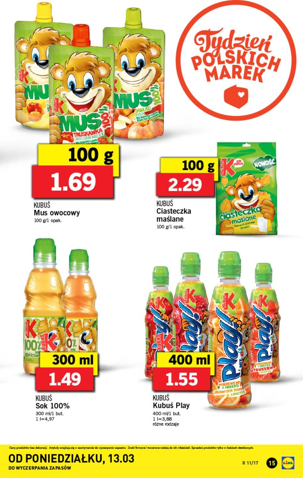 Gazetka promocyjna Lidl do 15/03/2017 str.15