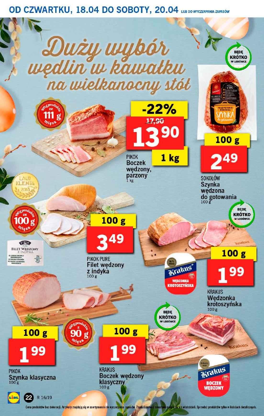 Gazetka promocyjna Lidl do 20/04/2019 str.22