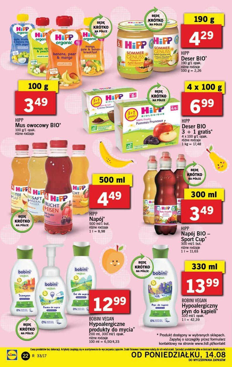 Gazetka promocyjna Lidl do 16/08/2017 str.22