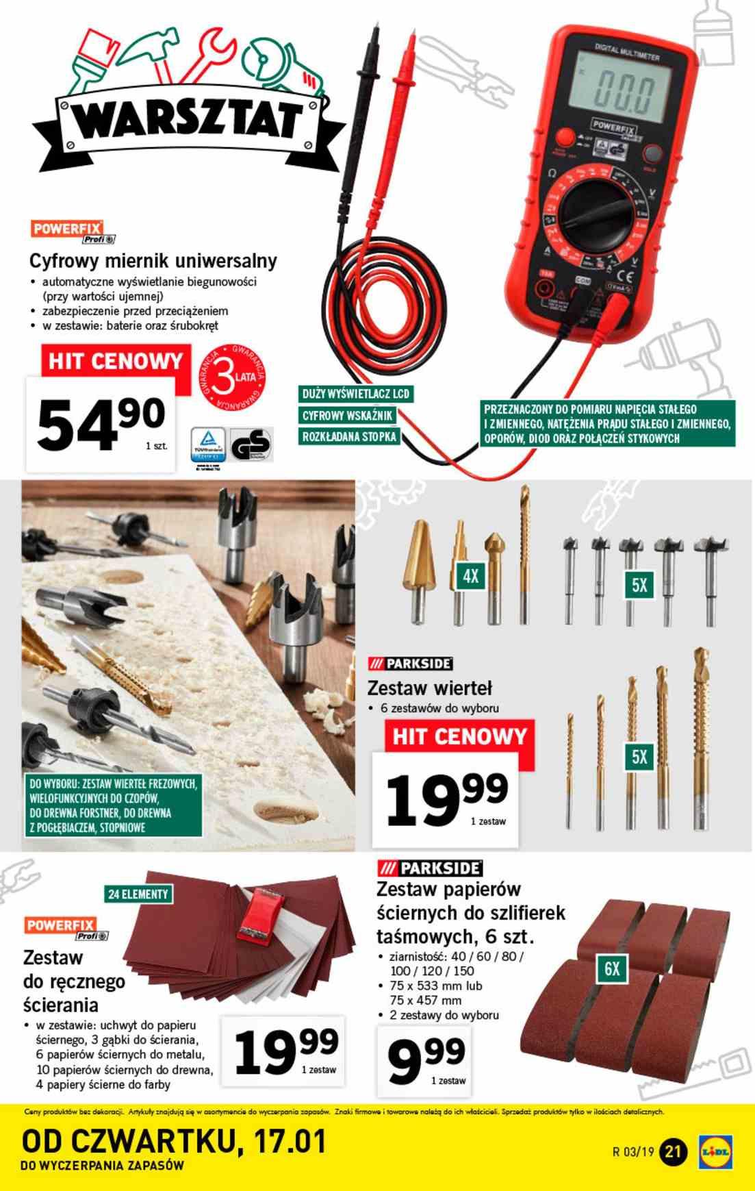 Gazetka promocyjna Lidl do 19/01/2019 str.21