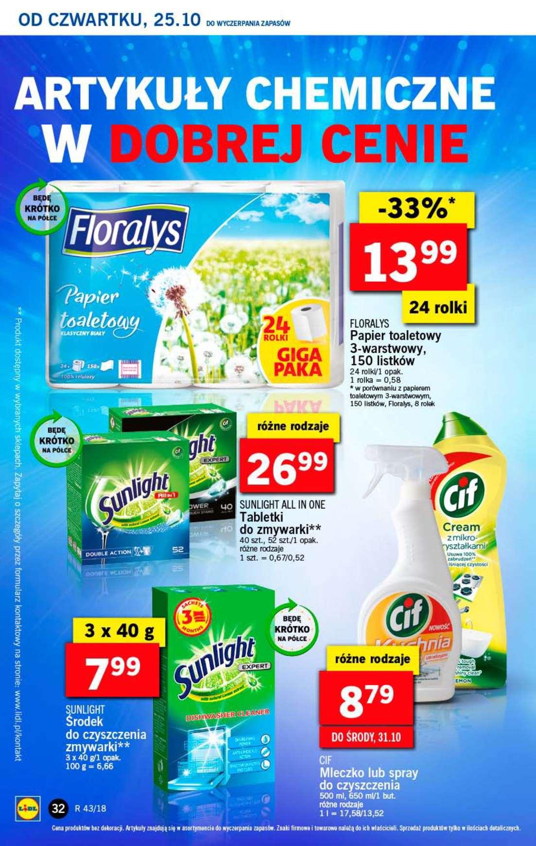 Gazetka promocyjna Lidl do 28/10/2018 str.32