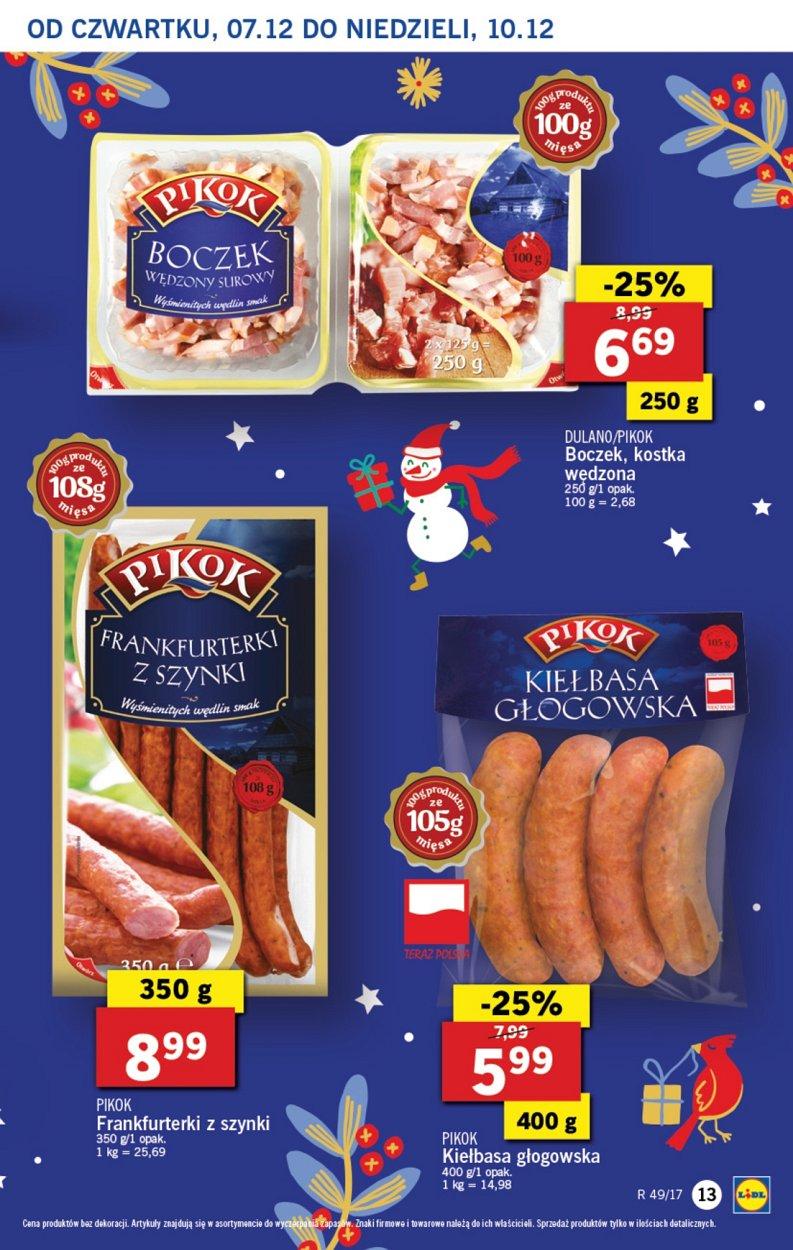 Gazetka promocyjna Lidl do 10/12/2017 str.13