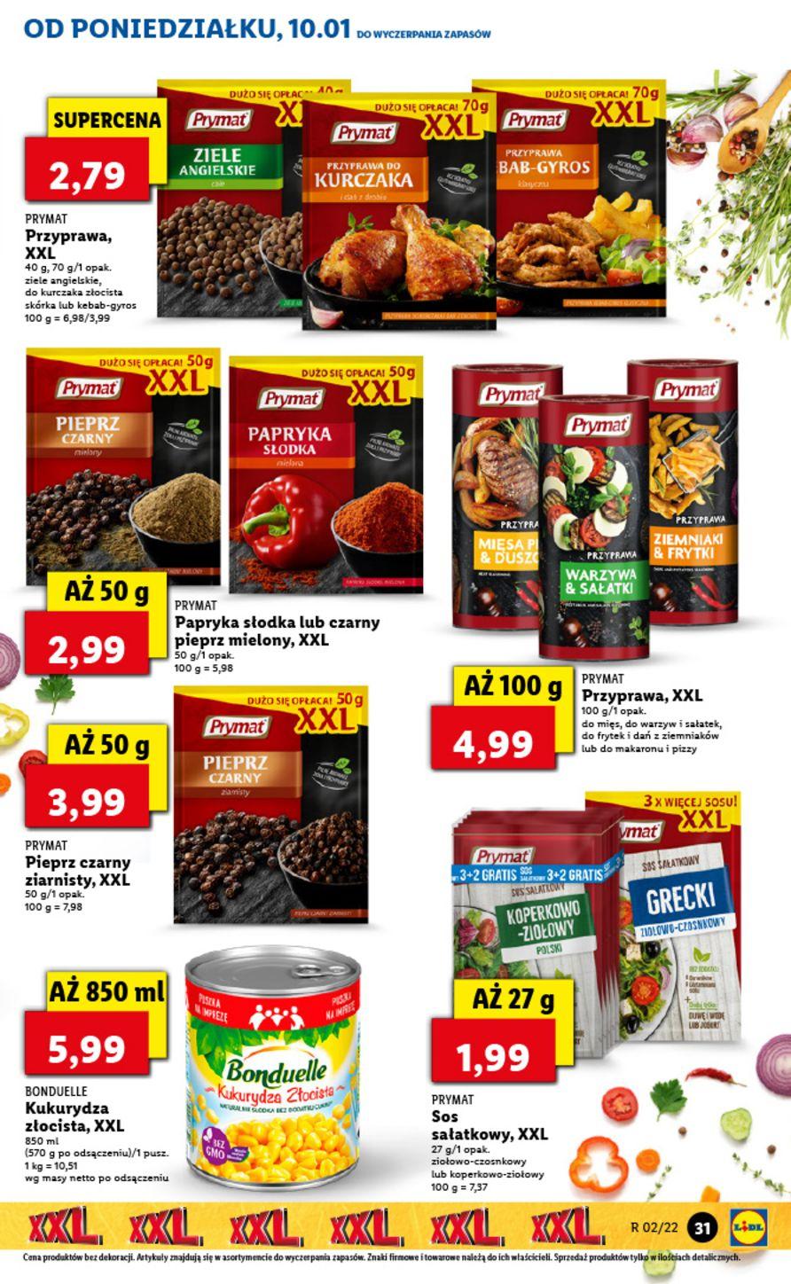 Gazetka promocyjna Lidl do 12/01/2022 str.31