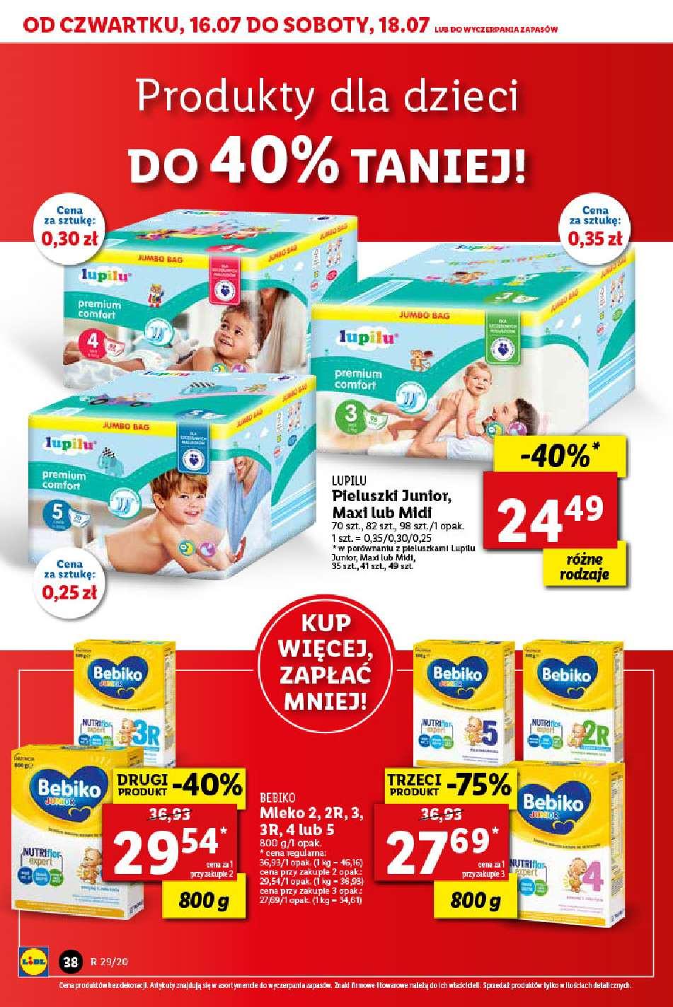 Gazetka promocyjna Lidl do 18/07/2020 str.38