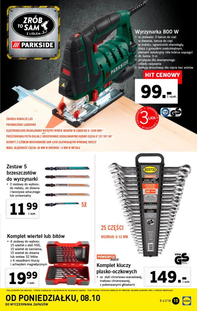 Gazetka promocyjna Lidl do 13/10/2018 str.15