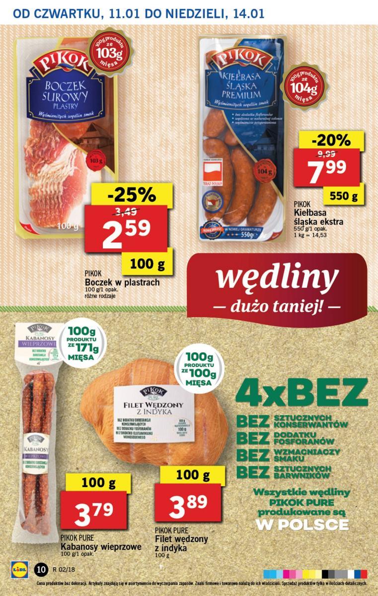 Gazetka promocyjna Lidl do 14/01/2018 str.10